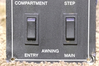 USED JRV PRODUCTS 10 SWITCH PANEL A130378BL RV/MOTORHOME PARTS FOR SALE