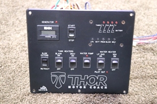 USED RV M1807 THOR MOTOR COACH MONITOR & SWITCH PANEL FOR SALE