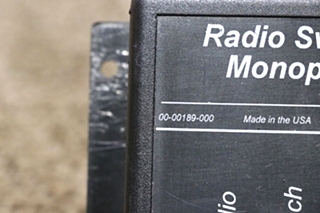 USED MOTORHOME INTELLITEC 00-00189-000 RADIO SWITCH MONOPLEX FOR SALE