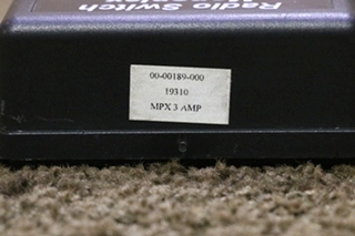USED RV/MOTORHOME INTELLITEC RADIO SWITCH MONOPLEX 00-00189-000 FOR SALE