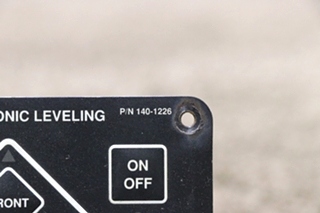 USED POWER GEAR ELECTRONIC LEVELING TOUCH PAD 140-1226 RV/MOTORHOME PARTS FOR SALE