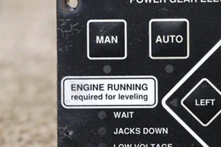 USED POWER GEAR ELECTRONIC LEVELING TOUCH PAD 140-1226 RV/MOTORHOME PARTS FOR SALE