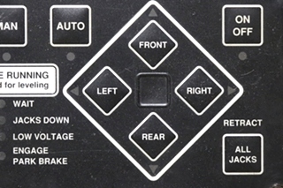 USED POWER GEAR ELECTRONIC LEVELING TOUCH PAD 140-1226 RV/MOTORHOME PARTS FOR SALE