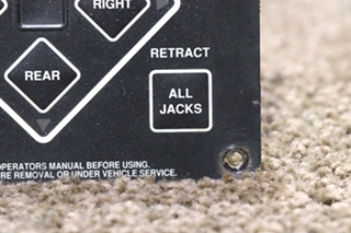 USED POWER GEAR ELECTRONIC LEVELING TOUCH PAD 140-1226 RV/MOTORHOME PARTS FOR SALE