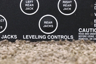 USED RV 500731 POWER GEAR LEVELING CONTROLS TOUCH PAD FOR SALE