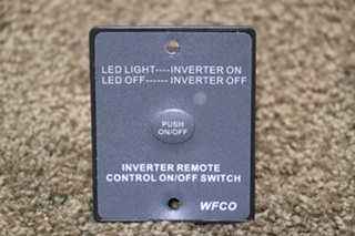 USED MOTORHOME WFCO INVERTER REMOTE CONTROL PANEL FOR SALE