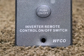 USED MOTORHOME WFCO INVERTER REMOTE CONTROL PANEL FOR SALE