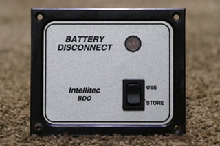 USED 01-00066-00 INTELLITEC BATTERY DISCONNECT BD0 SWITCH PANEL RV PARTS FOR SALE