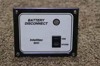 USED 01-00066-00 INTELLITEC BATTERY DISCONNECT BD0 SWITCH PANEL RV PARTS FOR SALE