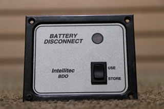 USED 01-00066-00 INTELLITEC BATTERY DISCONNECT BD0 SWITCH PANEL RV PARTS FOR SALE