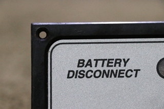 USED 01-00066-00 INTELLITEC BATTERY DISCONNECT BD0 SWITCH PANEL RV PARTS FOR SALE
