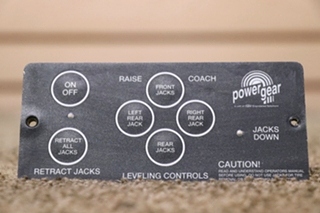 USED MOTORHOME POWER GEAR 500456 LEVELING CONTROLS TOUCH PAD FOR SALE