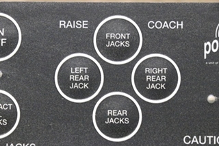 USED MOTORHOME POWER GEAR 500456 LEVELING CONTROLS TOUCH PAD FOR SALE