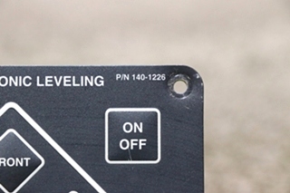 USED MOTORHOME POWER GEAR 140-1226 ELECTRONIC LEVELING TOUCH PAD FOR SALE