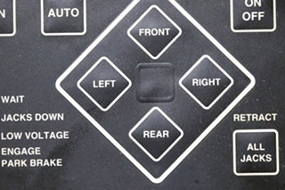 USED RV/MOTORHOME POWER GEAR ELECTRONIC LEVELING TOUCH PAD 500629 FOR SALE