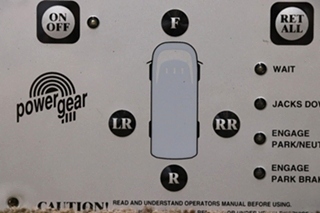 USED POWER GEAR 140-1179 LEVELING TOUCH PAD WITH PIGTAILS MOTORHOME PARTS FOR SALE