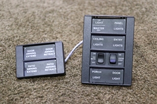 USED RV/MOTORHOME SPYDER CONTROLS SWITCH PANELS 5037129 / 5037130 FOR SALE