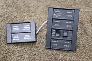USED RV/MOTORHOME SPYDER CONTROLS SWITCH PANELS 5037129 / 5037130 FOR SALE