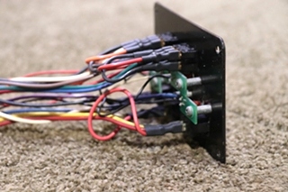 USED F91-0600 KIB BATTERY AND WATER SWITCH PANEL RV PARTS FOR SALE