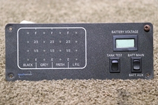 USED RV/MOTORHOME TOUCH SENSOR TANK MONITOR PANEL C07-0450 FOR SALE