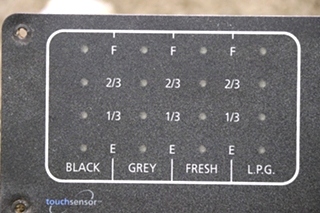 USED RV/MOTORHOME TOUCH SENSOR TANK MONITOR PANEL C07-0450 FOR SALE