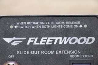 USED FLEETWOOD HWH SLIDE OUT ROOM EXTENSION PANEL RV/MOTORHOME PARTS FOR SALE