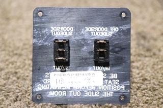 USED RV OFF DOORSIDE & DOORSIDE SLIDE OUT SWITCH PANELS FOR SALE
