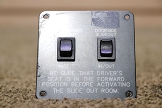 USED RV OFF DOORSIDE & DOORSIDE SLIDE OUT SWITCH PANELS FOR SALE