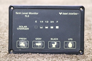 USED HEART 84-2025-02 TANK LEVEL MONITOR TL5 MOTORHOME PARTS FOR SALE
