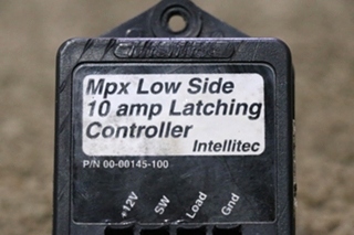 USED INTELLITEC MPX LOW SIDE 10 AMP LATCHING CONTROLLER 00-00145-100 RV/MOTORHOME PARTS FOR SALE