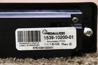 USED MEDALLION ANNUNCIATOR 1539-10200-01 RV/MOTORHOME PARTS FOR SALE