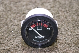 USED TELEFLEX VOLT DASH GAUGE MOTORHOME PARTS FOR SALE