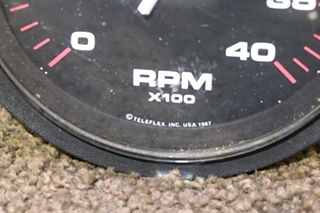 USED TELEFLEX TACHOMETER DASH GAUGE RV/MOTORHOME PARTS FOR SALE