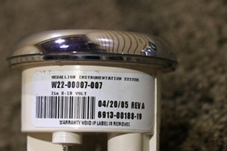 USED MOTORHOME VOLT W22-00007-007 DASH GAUGE FOR SALE