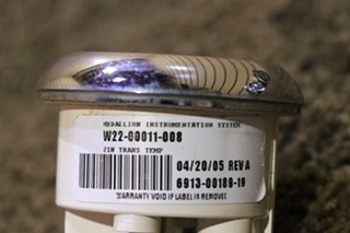 USED RV/MOTORHOME TRANS TEMP DASH GAUGE W22-00011-008 FOR SALE
