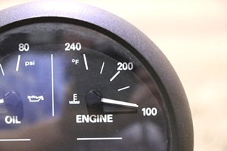 USED FREIGHTLINER 4 IN 1 W22-00013-001 OIL / ENGINE / FRONT / REAR DASH GAUGE MOTORHOME PARTS FOR SALE