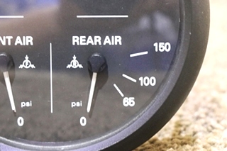 USED FREIGHTLINER 4 IN 1 W22-00013-001 OIL / ENGINE / FRONT / REAR DASH GAUGE MOTORHOME PARTS FOR SALE