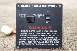 USED MOTORHOME SLIDE ROOM CONTROL 2 SWITCH PANEL FOR SALE
