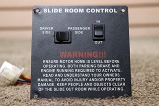 USED MOTORHOME SLIDE ROOM CONTROL 2 SWITCH PANEL FOR SALE