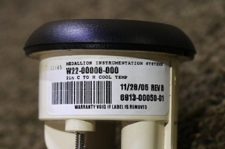 USED RV W22-00006-000 FREIGHTLINER ENG TEMP DASH GAUGE FOR SALE