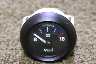 USED MOTORHOME FREIGHTLINER W22-00007-000 VOLT DASH GAUGE FOR SALE