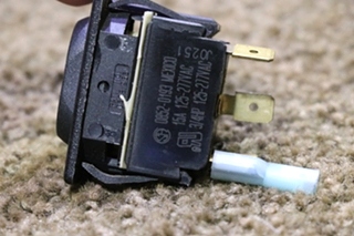 USED 0852-0193 BLACK ROCKER SWITCH RV PARTS FOR SALE