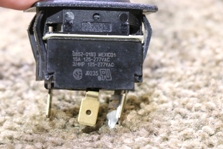 USED MOTORHOME BLACK 0852-0193 ROCKER SWITCH FOR SALE