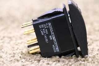USED RV/MOTORHOME BLACK ROCKER SWITCH VL11 FOR SALE