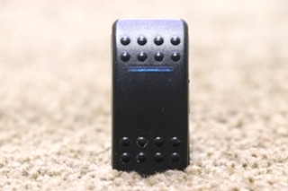 USED BLUE LIGHT BAR BLACK ROCKER SWITCH V1D1 RV/MOTORHOME PARTS FOR SALE