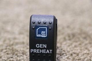 USED GEN PREHEAT V2D1 DASH SWITCH MOTORHOME PARTS FOR SALE