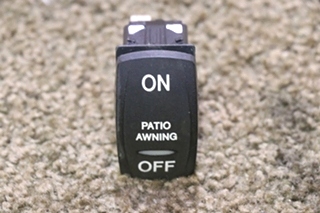 USED MOTORHOME ON / OFF PATIO AWNING VAD1 DASH SWITCH FOR SALE