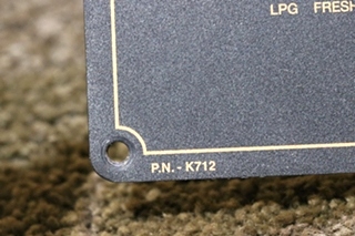 USED TIFFIN MOTORHOME MONITOR PANEL K712 RV/MOTORHOME PARTS FOR SALE