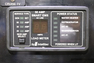 USED RV L9292 MONITOR AND SWITCH PANEL FOR SALE