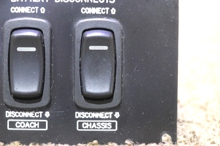 USED BATTERY DISCONNECT SWITCH PANEL RV/MOTORHOME PARTS FOR SALE